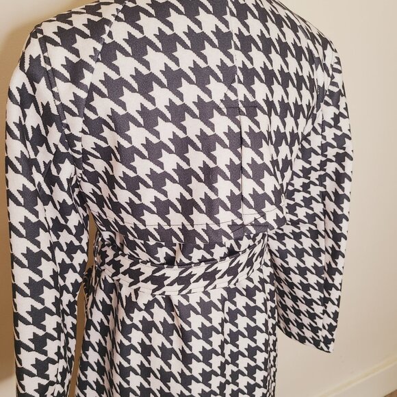 NVLT Belted Lined Herringbone Trench Coat - Size Medium NWT - Picture 7 of 12